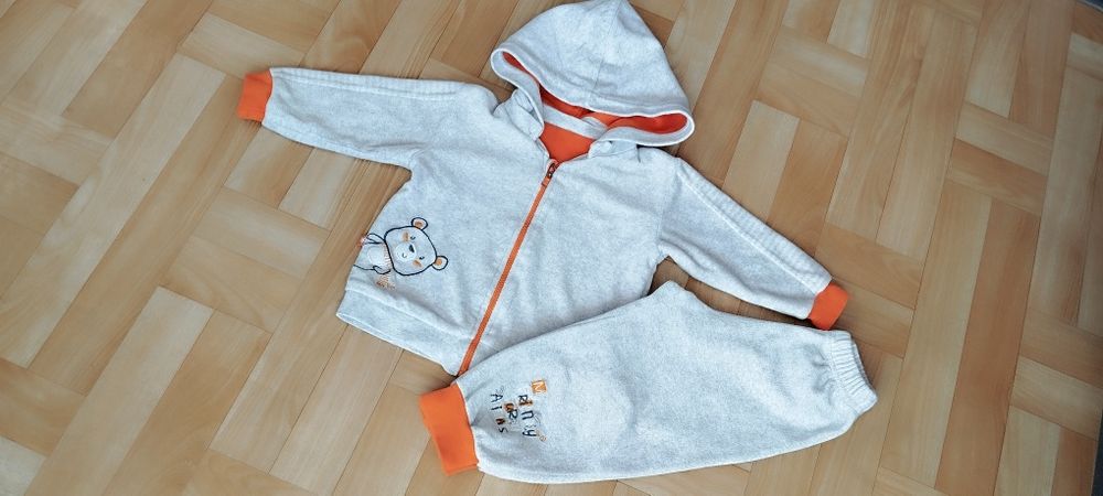 Dres, ciepły, bluza +spodnie r. 86 Stan bdb.