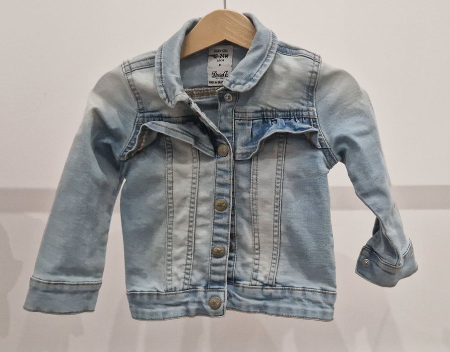 Kurtka dzinsowa dziewczęca