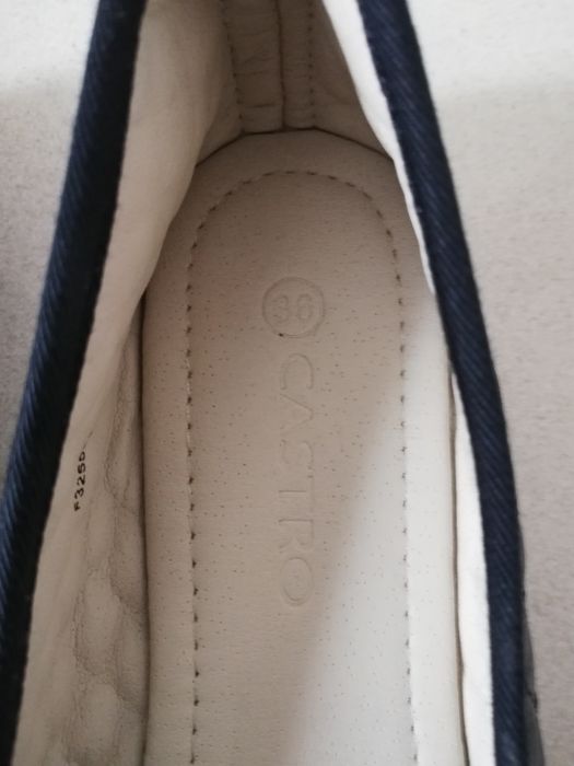 Baletki balerinki czarne damskie rozm. 36