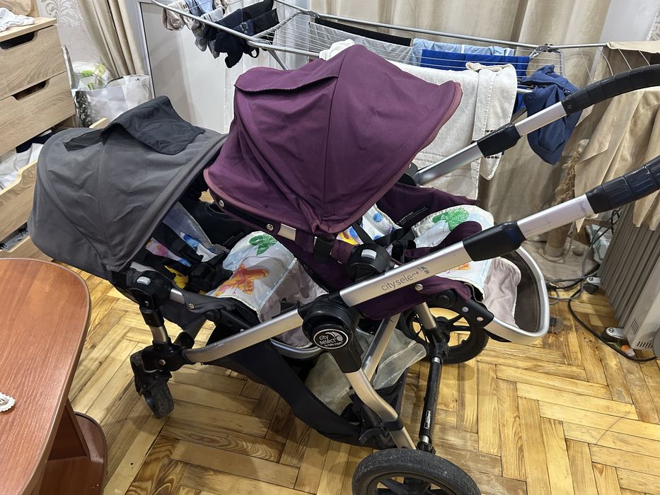 Коляска для двійні 2 в 1