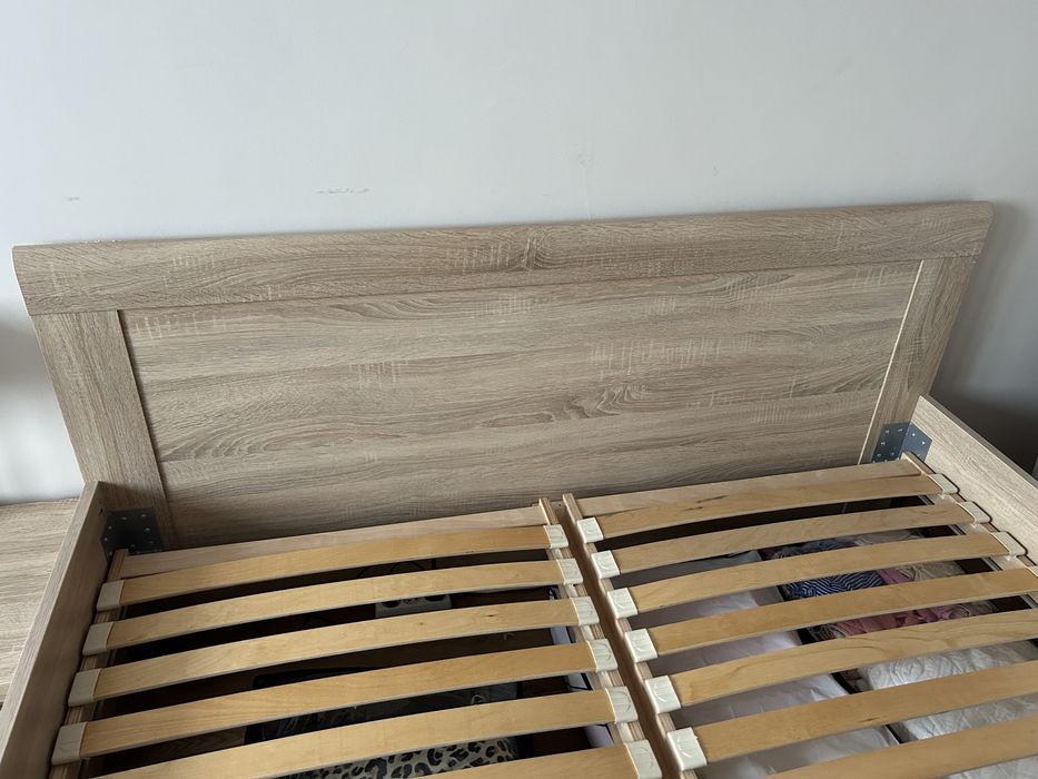 Łóżko 160x200, kolor dąb sonoma.