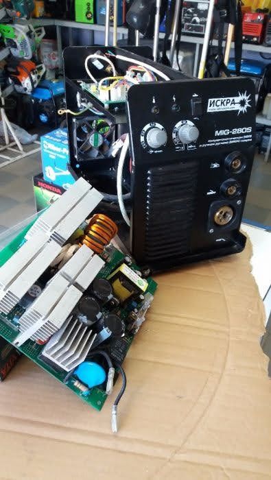 Ремонт инверторных сварок и полуавтоматов.