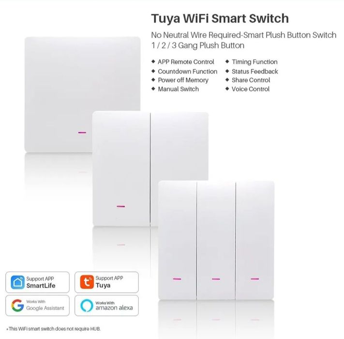 NOWE Inteligenty włącznik TUYA