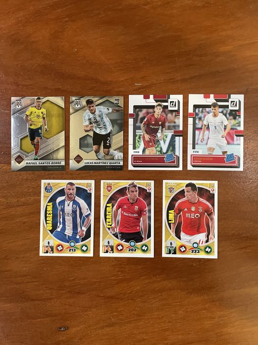 Lote 7x cartas futebol Panini [Envio grátis]