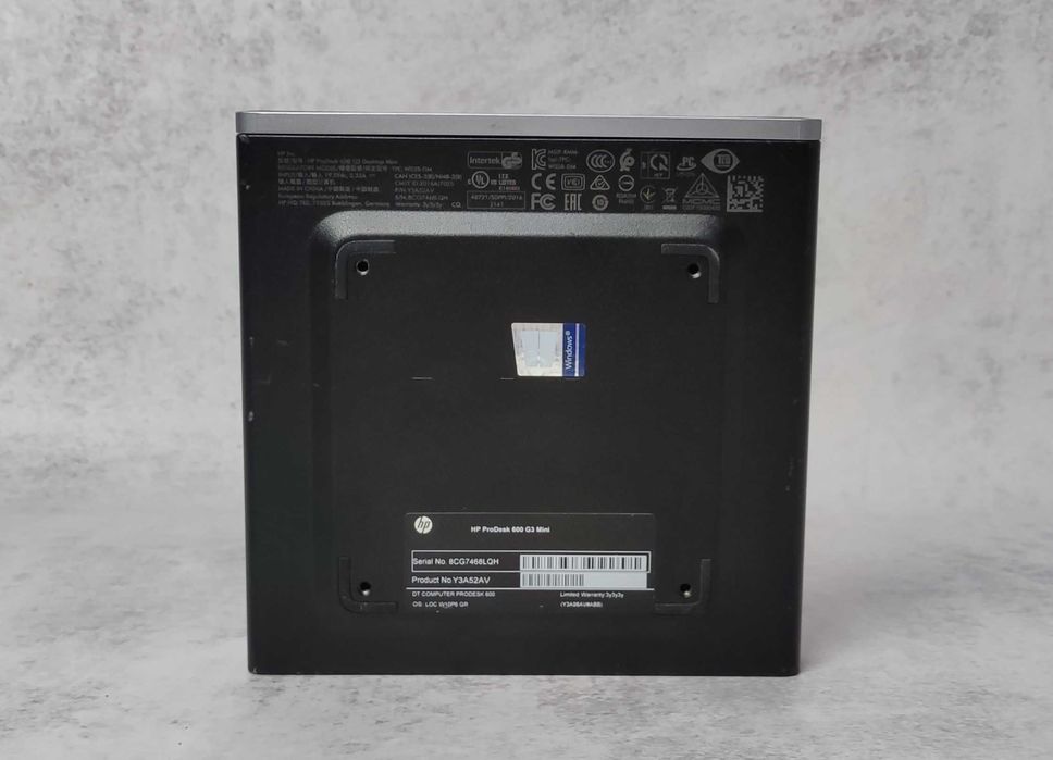 Комп'ютер HP Prodesk 600 G3 Mini i3-6100t 8Gb DDR4 SSD 128Gb + wi-fi