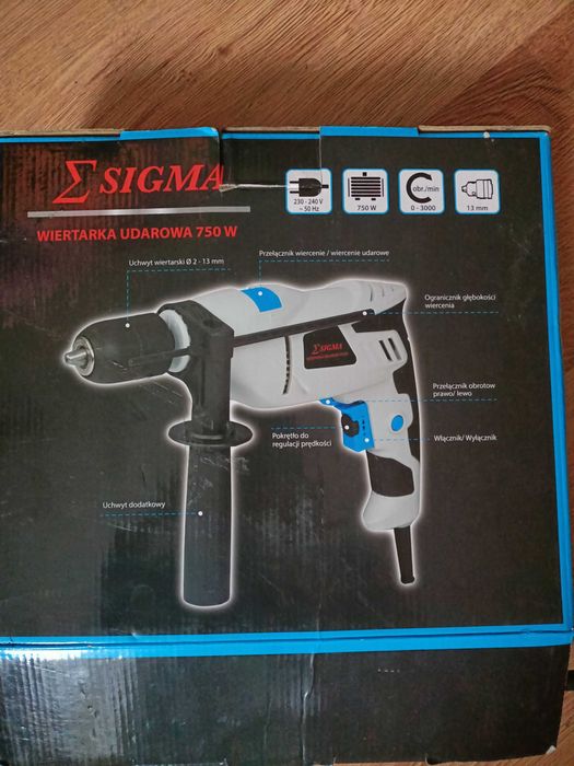 Wiertarka udarowa Sigma 750 W