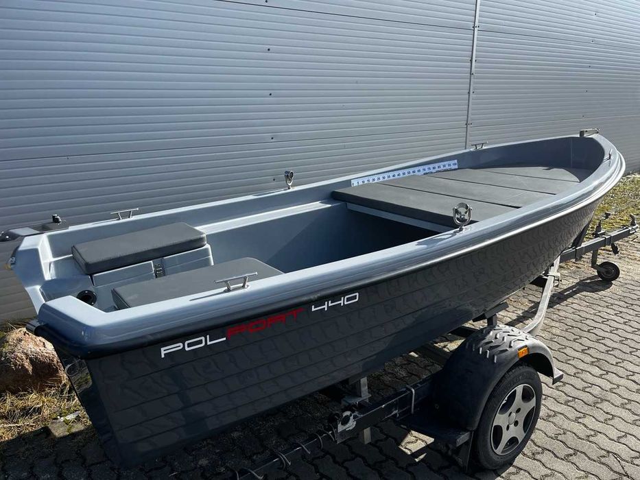 Łódź łódka wiosłowa wędkarska POLPORT 440 NOWOŚĆ 2026