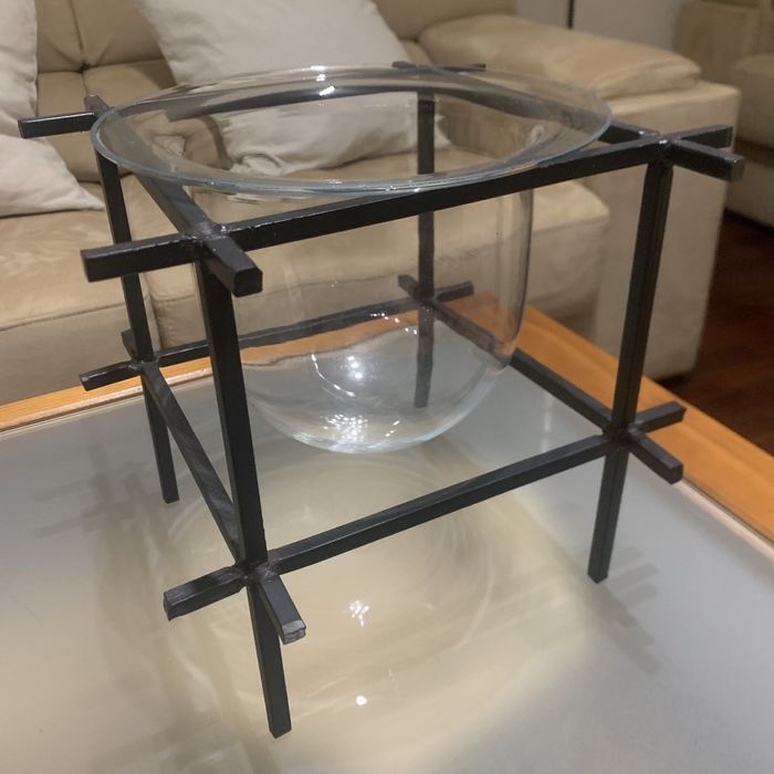 Peça decoração transparente