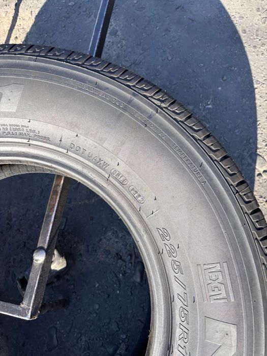 Шини 225/75 R16 пара Nexen літо 2022p 7мм