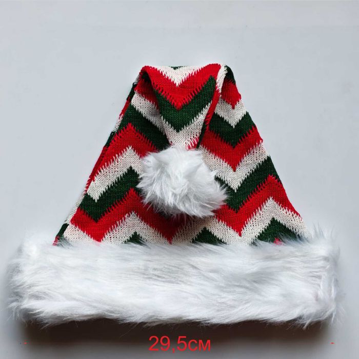 Новорічна шапка Санти