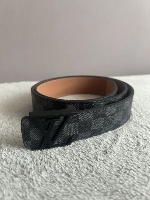 Pasek męski Louis Vuitton - czarny