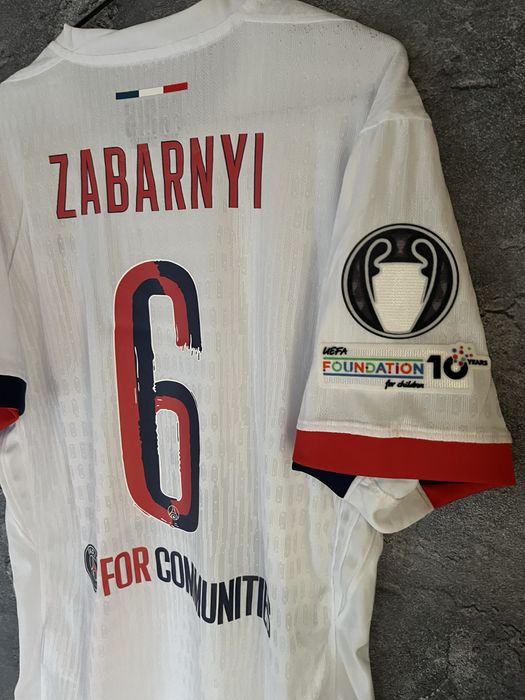 Футболка ПСЖ Забарний сезон 24/25, 25/26 PSG Zabarnyi 6