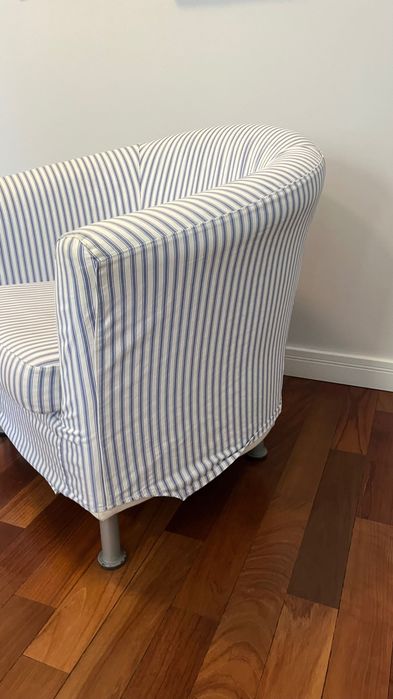 Fotel Ikea Tullsta kubełkowy wymienny pokrowiec