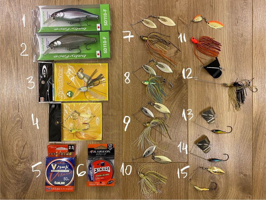 Воблери Японія, оригінали, кренки, рибалка на щуку, окуня, судака