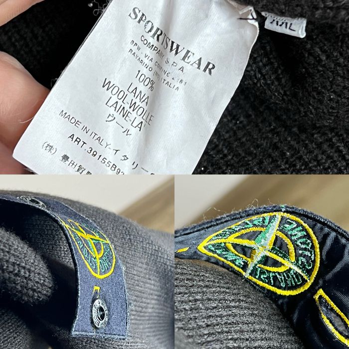 Продам БОМБЕЗНУ вінтажну вʼязану кофту Stone Island AW2003
