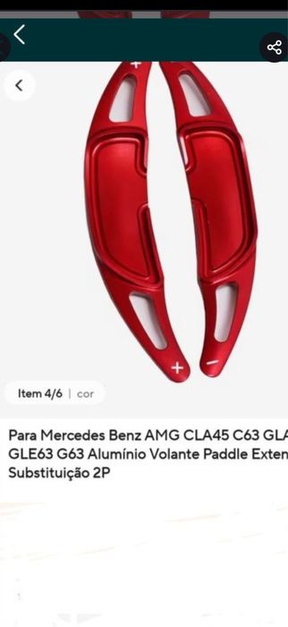 Patilhas mudancas caixa sequencial mercedes gla 45