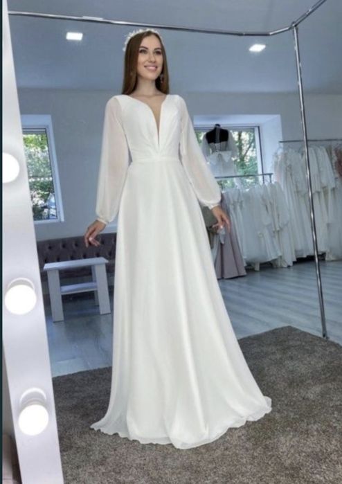 Нова весільна сукня, айворі.