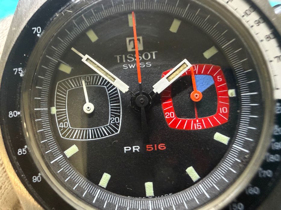 Tissot PR 516 Chronograph Ref. 40526-1X – Lemania 872 – 1969 r.