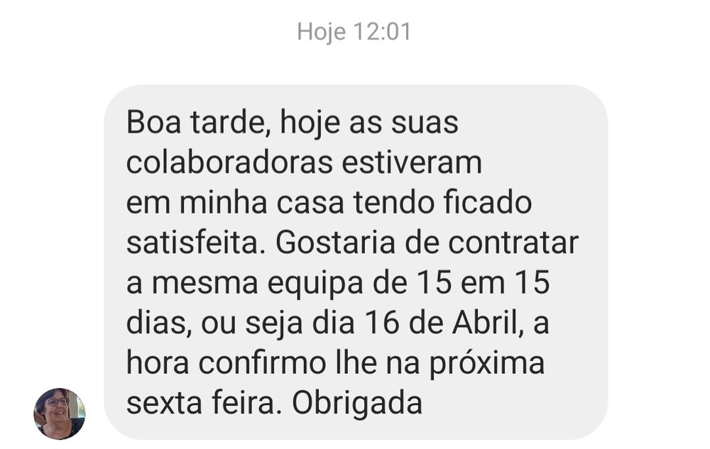 Serviços de limpeza