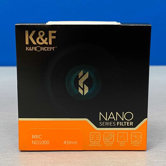 K&F Concept ND8-1000 Slim 43mm (Filtro ND Variável) - SELADO