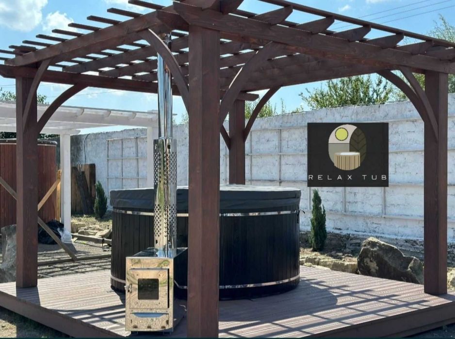 Чан джакузи. Карпатський чан. Офуро. Спа купель