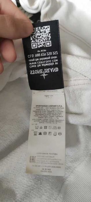 Stone Island hoodie Logo Sweatshirt white