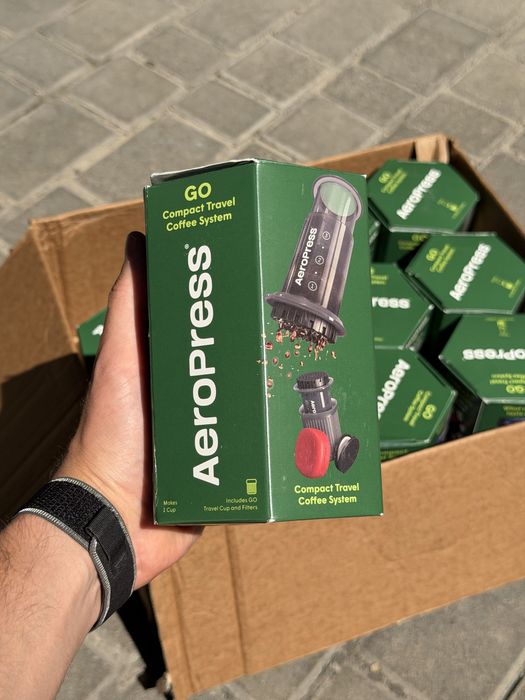 Оригінал AeroPress GO ручна кавомашинка кавоварка