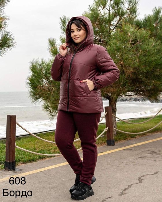 Жіночий костюм тройка на флісі