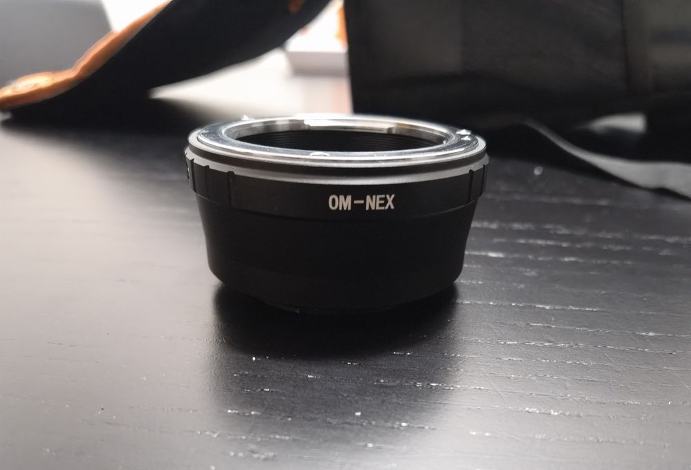 Adaptador lentes Om-Nex (e-mount)
