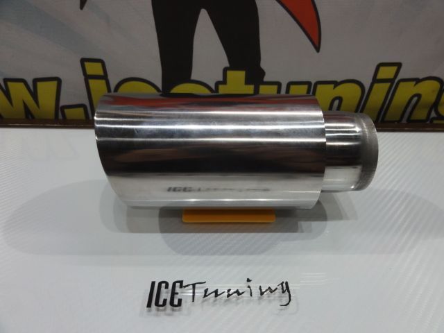 Ponteiras De Escape Redonda 88mm X 195MM 100% Inox