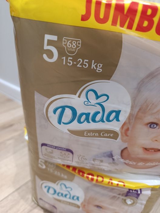 Pieluchy pieluszki pampersy Dada extra care 5 2xjumbobag