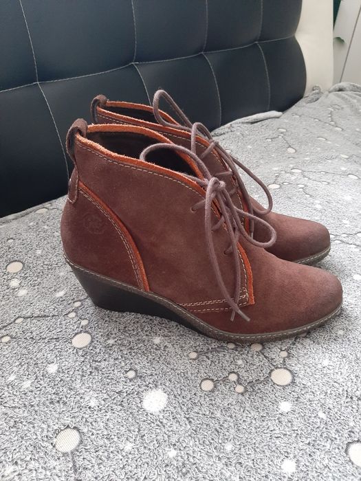 Oryginalne skórzane buty Marco Tozzi r 40 skóra naturalna