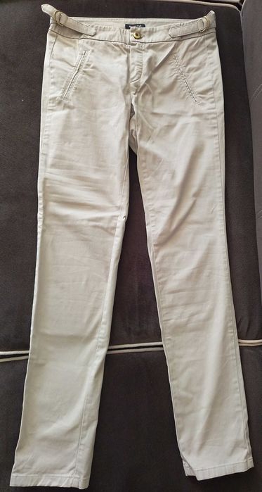 Spodnie damskie beżowe 36 Massimo Dutti