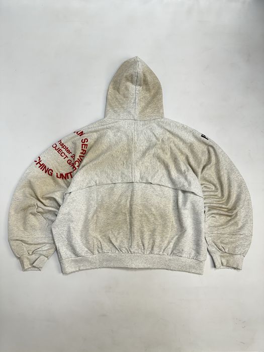 Худі ARMY Grailz project G/R худи серая зипка кофта сіра L M