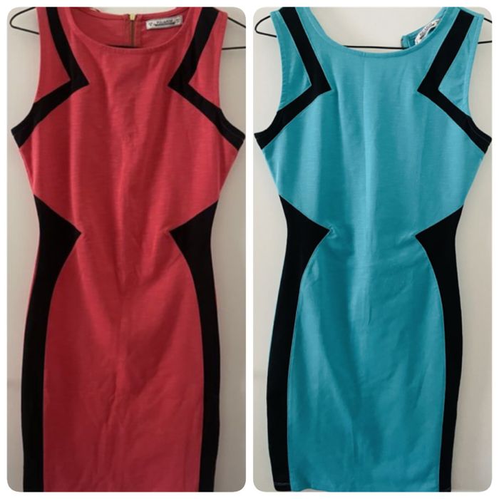 2 Vestidos (Rosa e Azul) Pull&Bear M