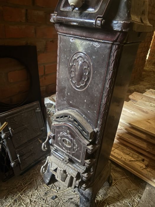 Piecyk, koza, kominek na drewno