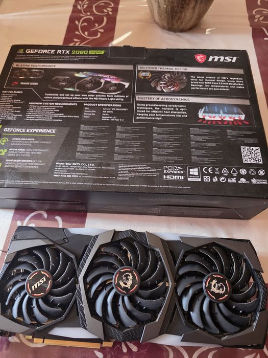 Vendo MSI GeForce RTX 2080 Super Gaming X Trio