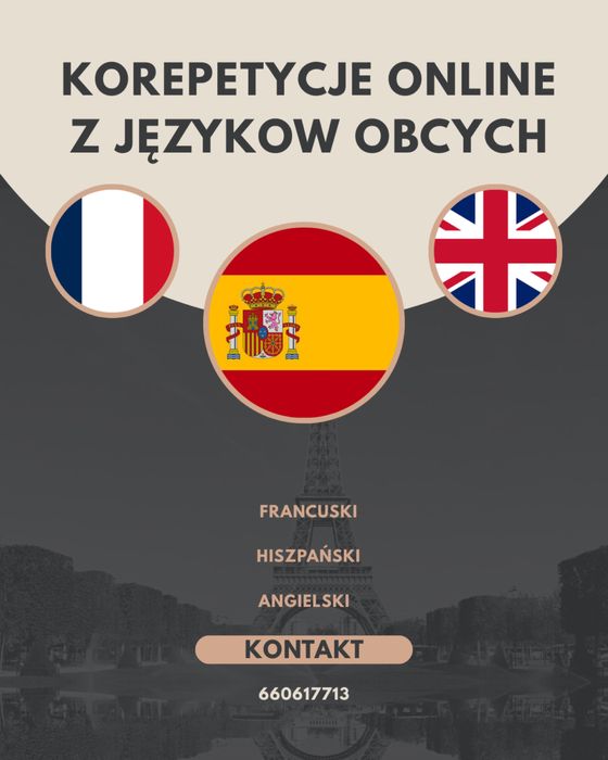 Francuski, hiszpański, angielski - korepetycje