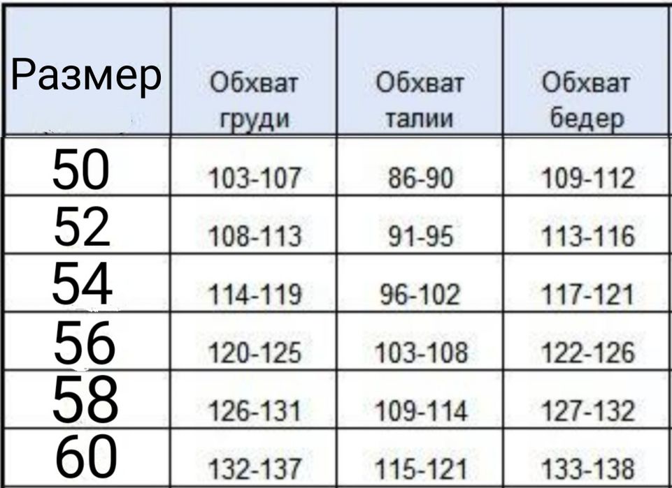 КОСТЮМ  размеры 50;52;54;56;58:60