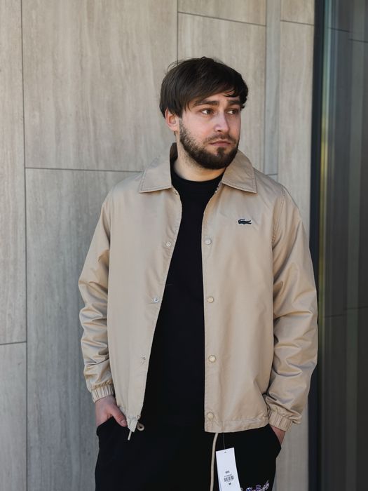 Куртка овершот Lacoste monogram двохстороня 3 КОЛЬОРИ Монограм Лакост