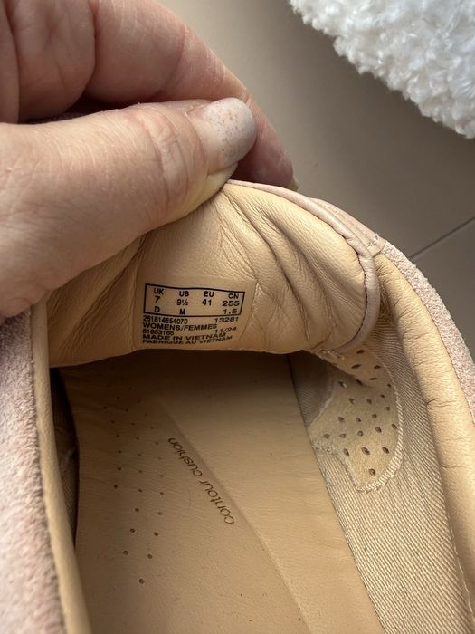 Кросівки кеди шкіряні Clarks жіночі