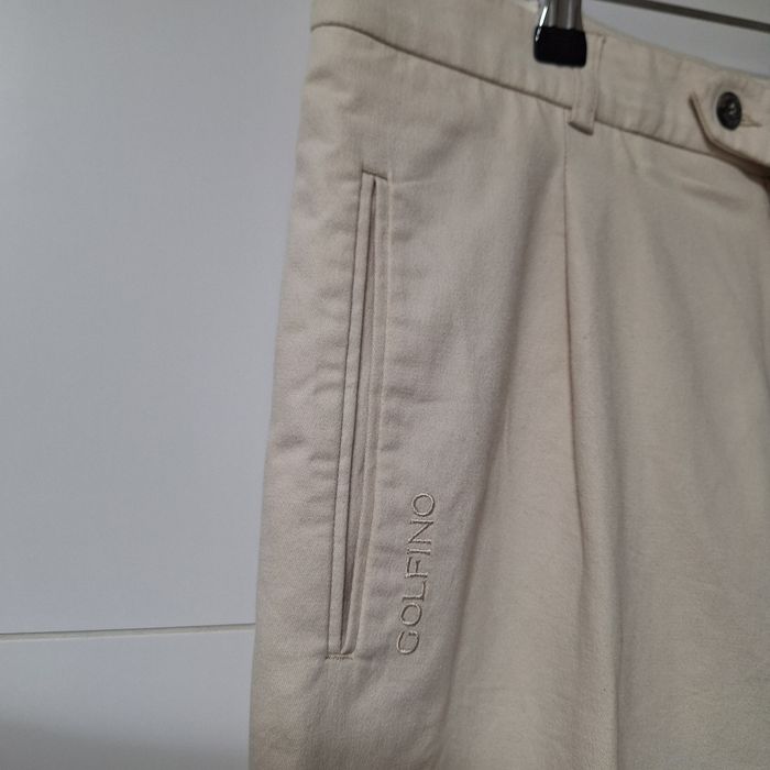 Bawełniane, z kieszeniami spodnie Golfino designed in Germany