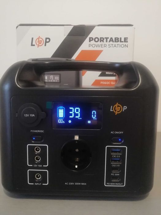 Зарядна станція LOGIC POWER LP Charger 300W 320Wh LIFEPO4
