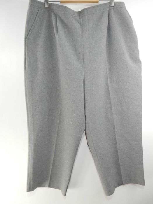 Spodnie szare eleganckie biurowe praca kant 50 52 5XL 6XL