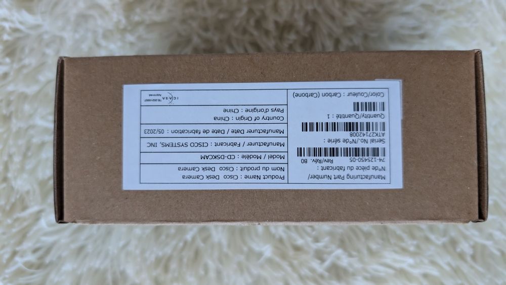 Веб камера Cisco Webex Desk 4K Desk Camera - Black