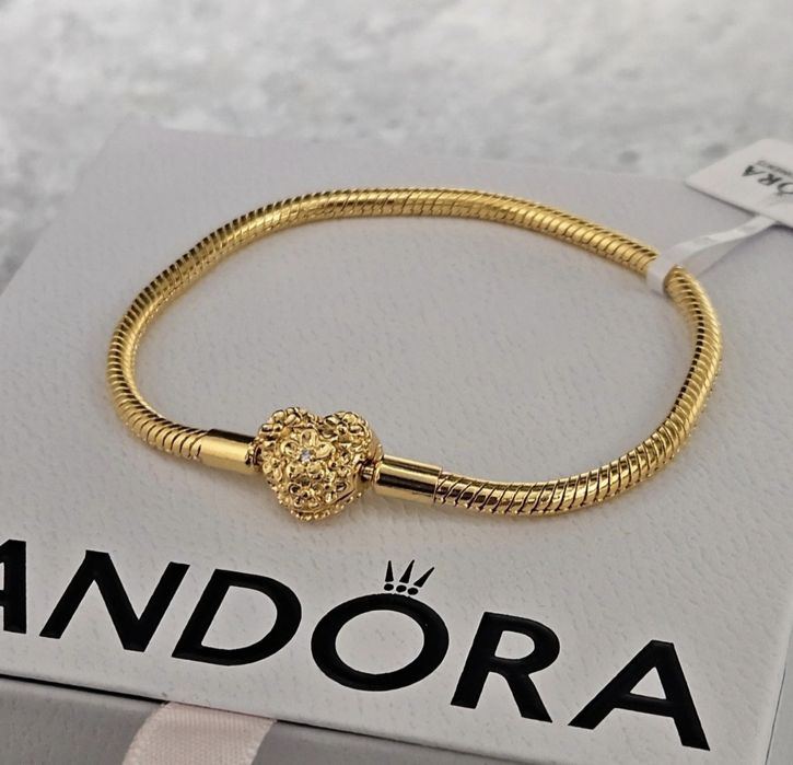 Bransoletka Pandora rozmiar 19 + pudełko i certyfikat nowa