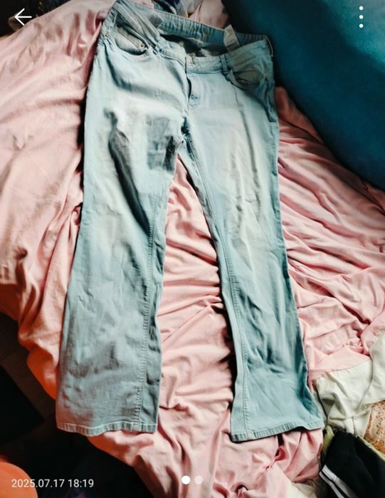 XXL, plus size, Duże spodnie, dzwony, Maxi Size rozmiar 48