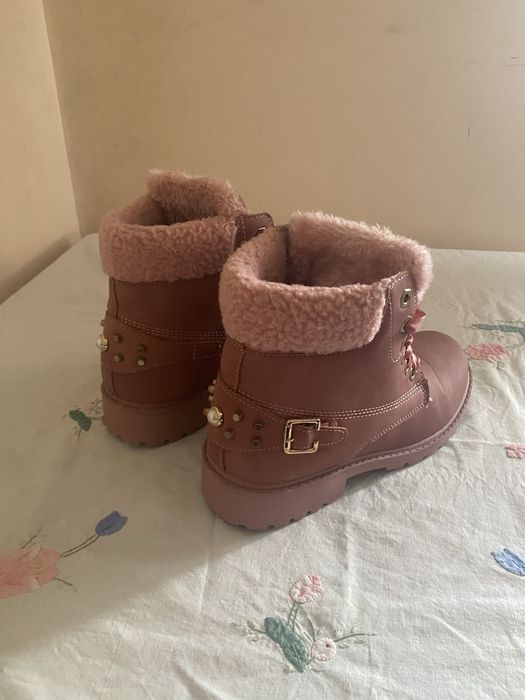 Botas de inverno Tam. 38 Rosa
