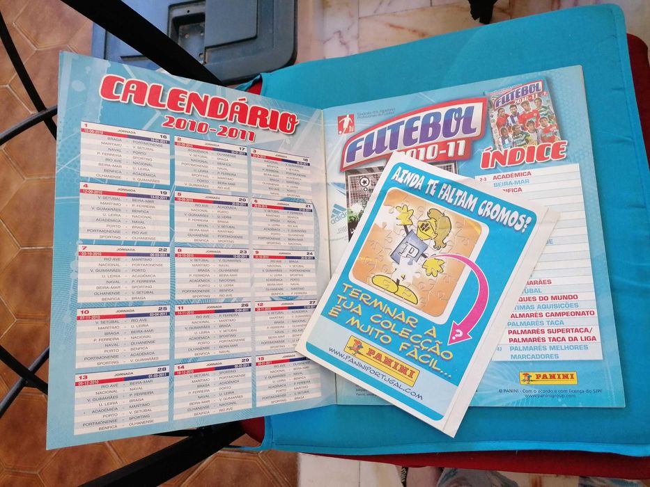 Caderneta Futebol Superliga 2010-11 Panini