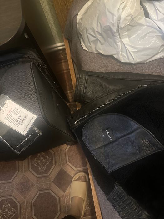 Натуральна дублянка з хутра кьорлі